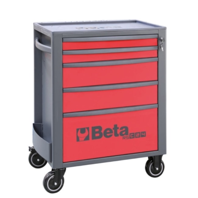 Carrinho para Ferramenta com 5 Gavetas Vermelho RSC24/5 BETA-7421fa49-0f4e-4d25-a6d7-6bc3f06acd75