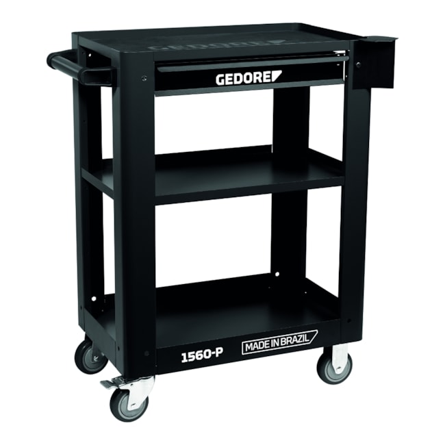 Carrinho para Ferramentas Aberto com 1 Gaveta e 2 Prateleiras Preto 1560 P GEDORE-23b7a7c8-bf2d-4e5e-908f-24e793ab489b