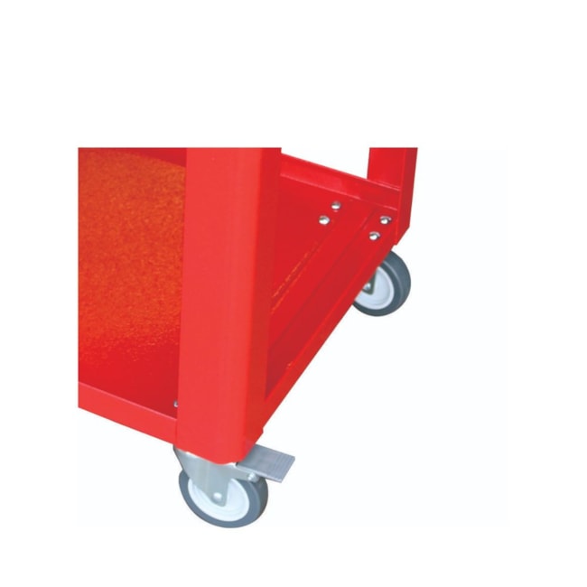Carrinho para Ferramentas Aberto com 1 Gaveta Vermelho e Cinza CS02 FERCAR-b0ddcfd4-3f60-4374-85f1-d2a1c0cce60c