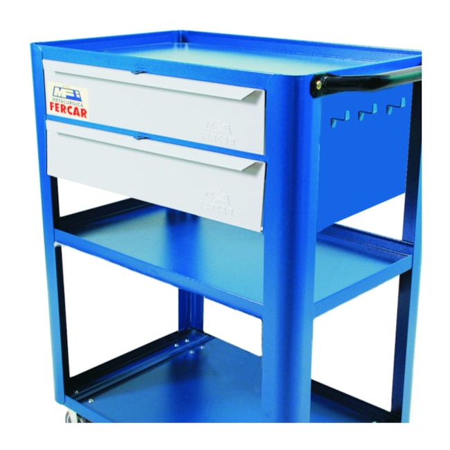 Carrinho para Ferramentas Aberto com 2 Gaveta C-03 FERCAR-5d370c74-0419-4e8e-bd59-c08b3769bf48
