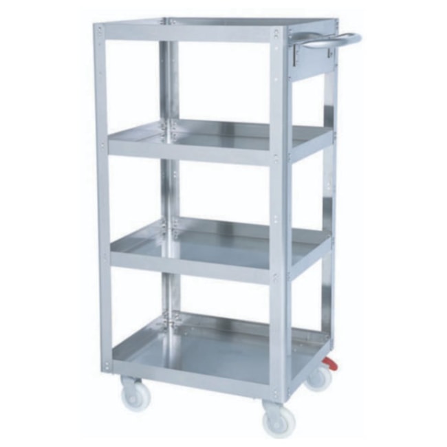 Carrinho para Ferramentas Aberto Inox de 4 Prateleiras CR-84 MARCON-78c69016-8bcf-42b0-8e90-7e9eb8d03501