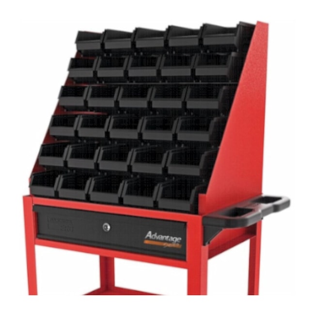 Carrinho para Ferramentas com 1 Gaveta e 30 Caixas BIN Número 3 Vermelho 44951/310 TRAMONTINA PRO-0dcfcafd-e166-4131-80d2-9e1c465b8077