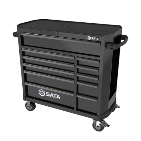 Carrinho para Ferramentas com 11 Gavetas Preto ST95114G-B SATA