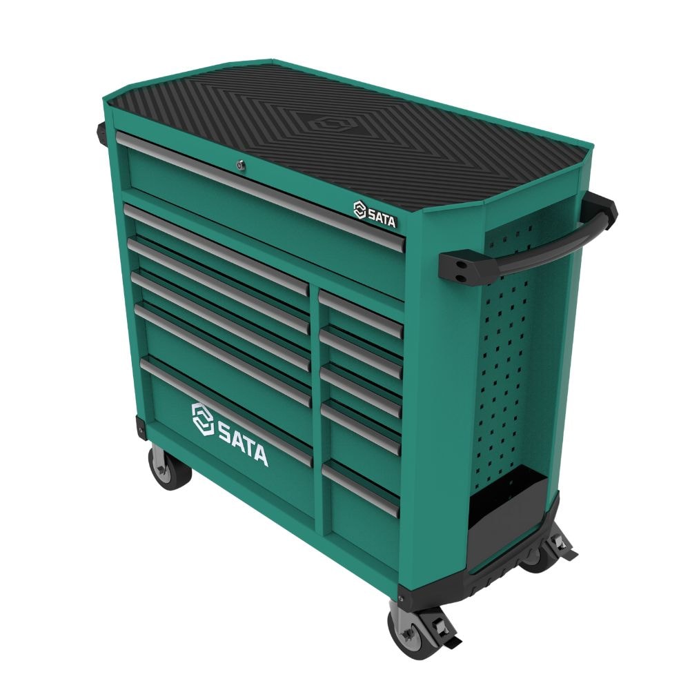 Carrinho para Ferramentas com 11 Gavetas Verde ST95114G SATA