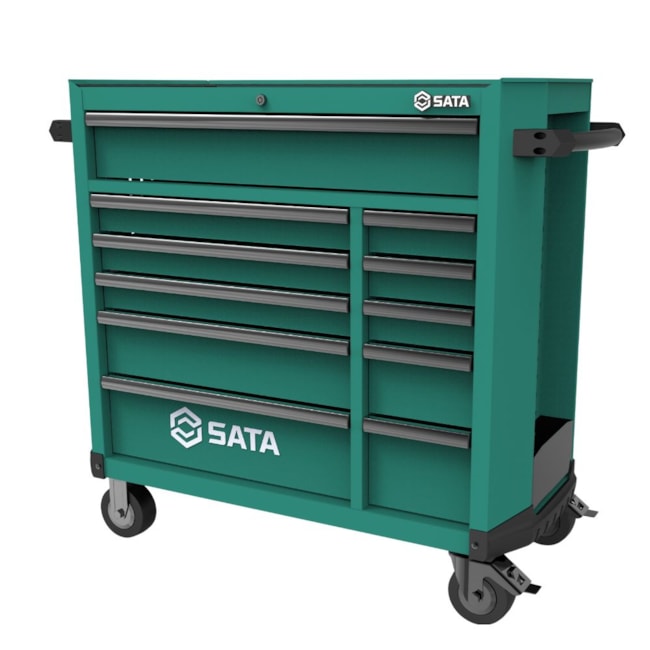 Carrinho para Ferramentas com 11 Gavetas Verde ST95114G SATA-db3b05c6-8614-4f43-b2c6-c72bbe88c1f3