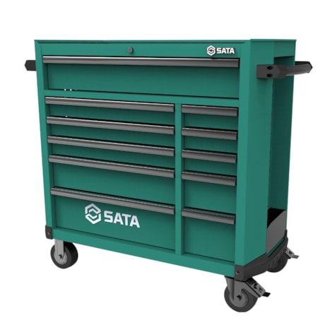 Carrinho para Ferramentas com 11 Gavetas Verde ST95114G SATA-a386bf2c-7a33-49bf-a0fd-514c3f8dd54d
