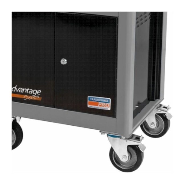 Carrinho para Ferramentas com 2 Gavetas e 2 Portas Cinza 44950/406 TRAMONTINA PRO-5f270920-757f-4dbc-b192-ed5c037898f9