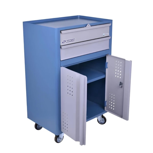 Carrinho para Ferramentas com 2 Gavetas e 2 Portas de Aço CR-94 MARCON-137272a5-fe72-44e8-9195-eef776844a9a