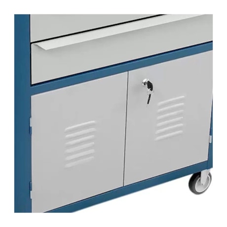 Carrinho para Ferramentas com 3 Gavetas Azul Chaveado C06 FERCAR-29e9033d-65bb-48df-88f8-88f84959d0b4
