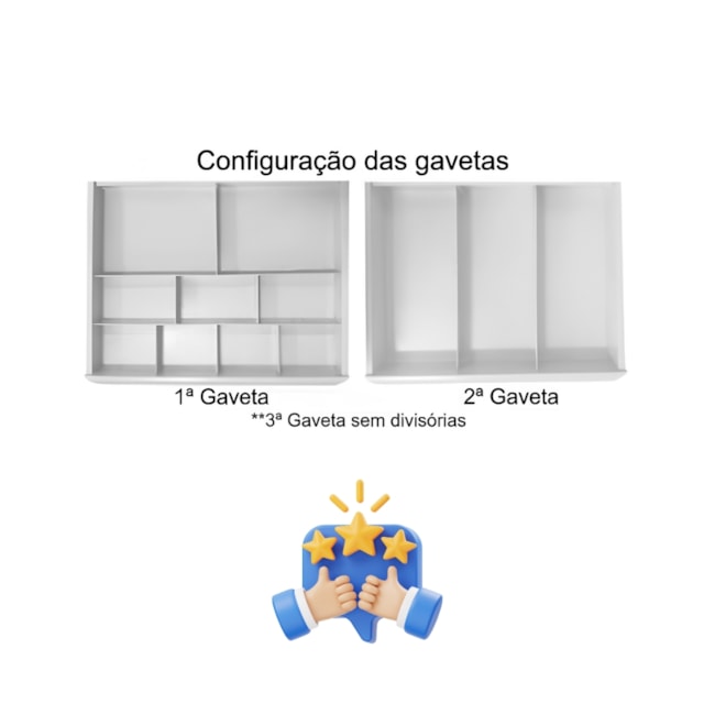 Carrinho para Ferramentas com 3 Gavetas Azul Chaveado C06 FERCAR-477e16dc-5079-41ad-8f12-813624260fc7