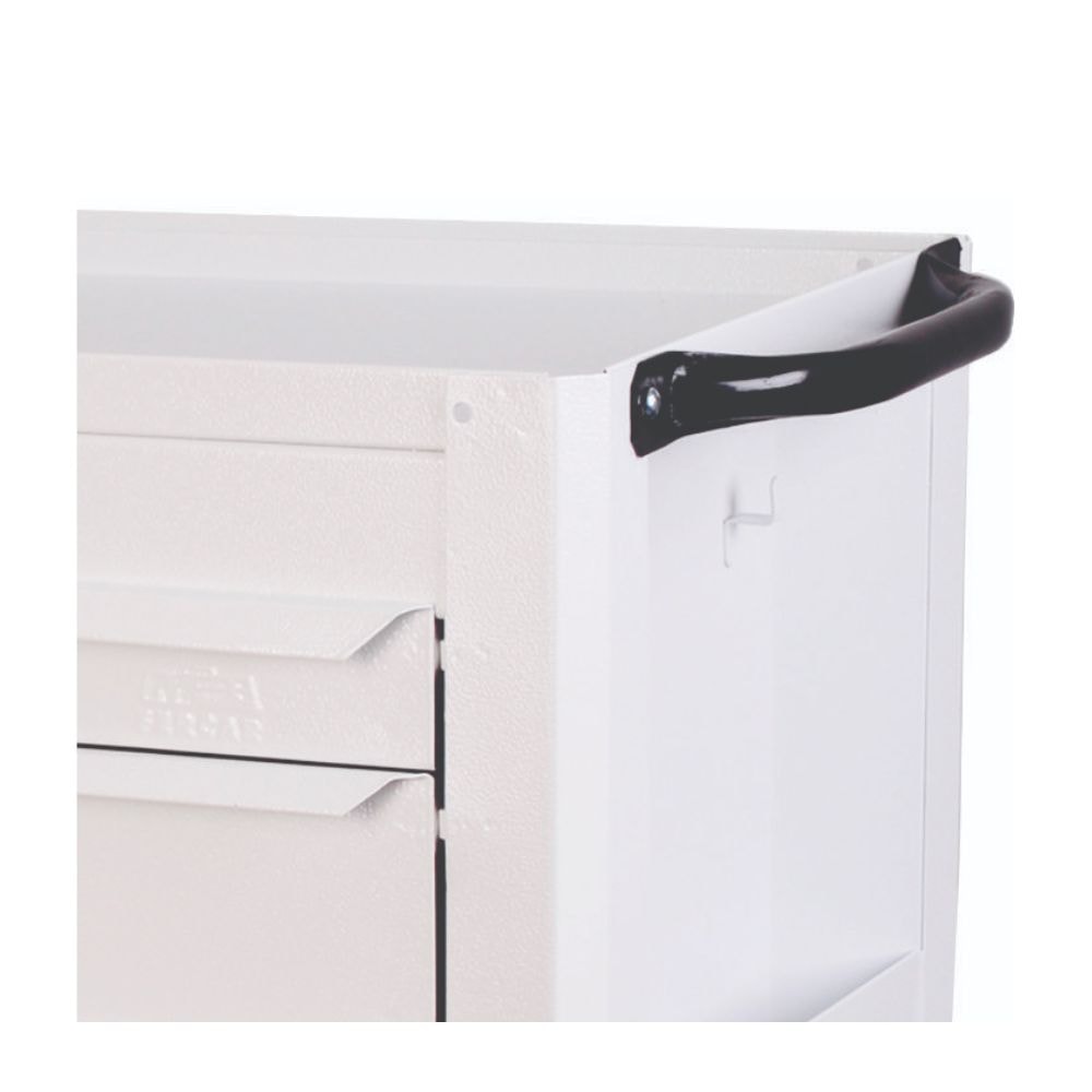 Carrinho para Ferramentas com 3 Gavetas Branco C06 FERCAR