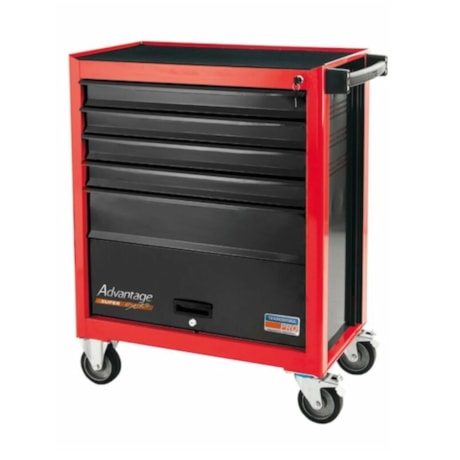 Carrinho para Ferramentas com 5 Gavetas 1 Porta e 95 Peças Vermelho 44950/795 TRAMONTINA PRO-b893a145-e1c6-4606-9773-898571020423