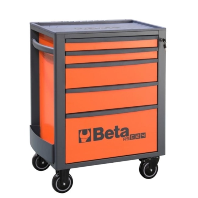 Carrinho para Ferramentas com 5 Gavetas Full Laranja RSC24/5 BETA-b9915d36-b3f5-436d-a7a7-5ab120813ba1