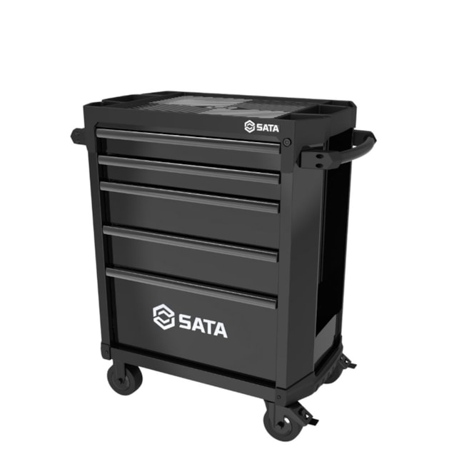 Carrinho para Ferramentas com 5 Gavetas Preto ST95112G-B SATA-016c3334-a5c6-47e2-b2ac-6471bab4409d