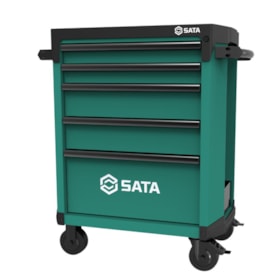 Carrinho para Ferramentas com 5 Gavetas Verde ST95112G SATA