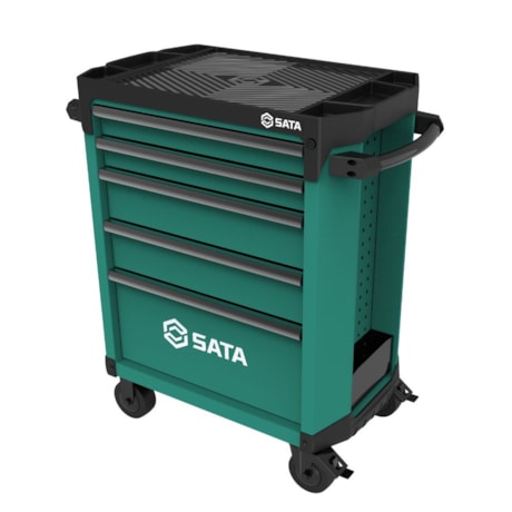 Carrinho para Ferramentas com 5 Gavetas Verde ST95112G SATA-8b42ab42-f5c2-4ca6-b1ee-d41f9dbba437