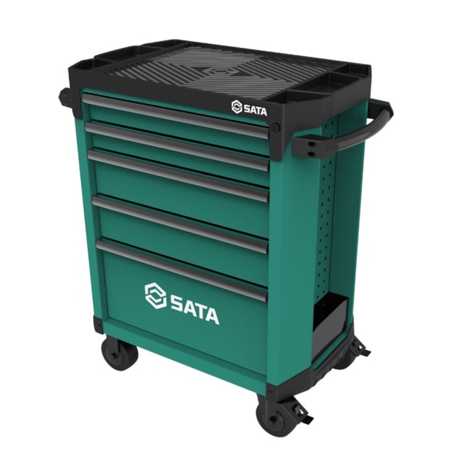 Carrinho para Ferramentas com 5 Gavetas Verde ST95112G SATA-a3bcaf93-e912-41d1-9797-88442c23b2a3