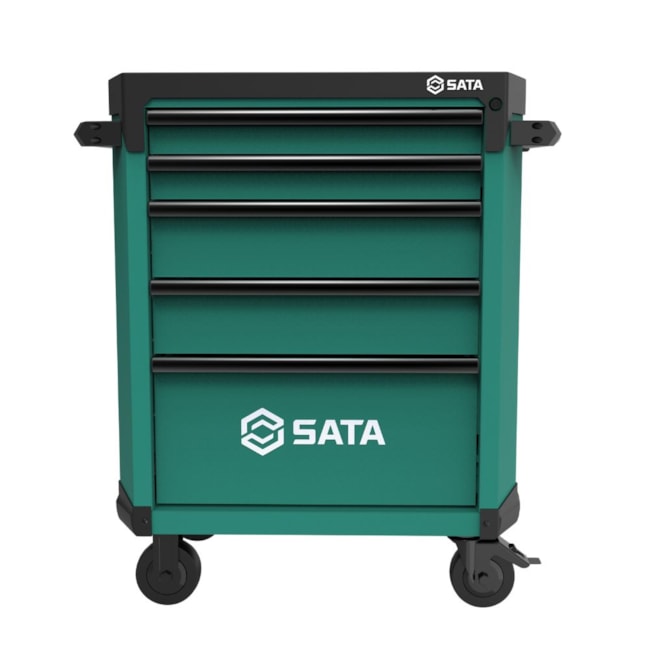 Carrinho para Ferramentas com 5 Gavetas Verde ST95112G SATA-df089e22-c9ad-44d8-8f5f-523dcccdd7a3