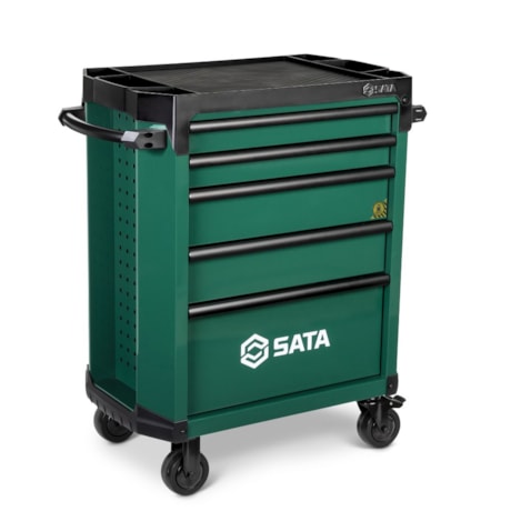 Carrinho para Ferramentas com 5 Gavetas Verde ST95112G SATA