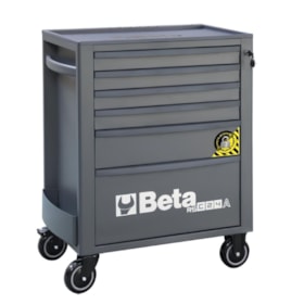 Carrinho para Ferramentas com 6 Gavetas Anti-Inclinação Cinza RSC24A/6-A BETA