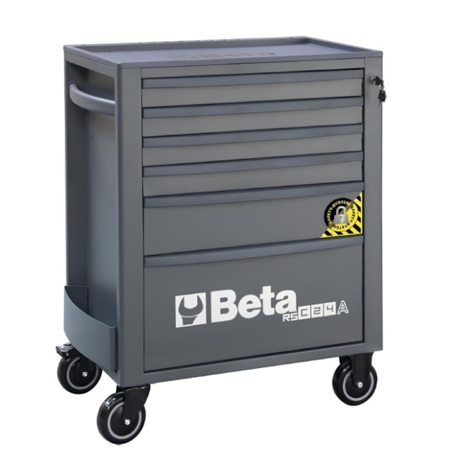 Carrinho para Ferramentas com 6 Gavetas Anti-Inclinação Cinza RSC24A/6-A BETA-23014658-3d73-4ec1-846c-d06ae374663d