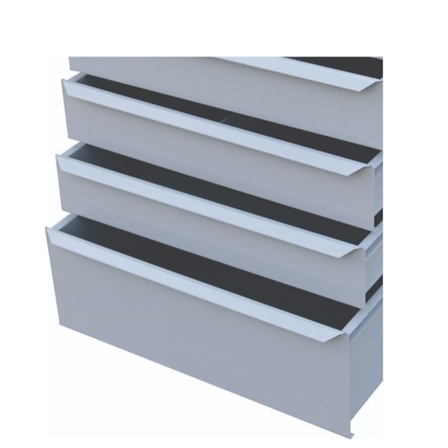 Carrinho para Ferramentas com 6 Gavetas Preto e Cinza C08 FERCAR-15fb7a97-8095-4709-8478-3ef663c9b72f