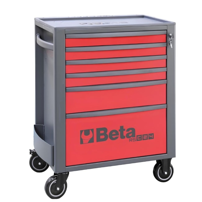 Carrinho para Ferramentas com 6 Gavetas Vermelho RSC24/6 BETA-f0a8676d-1a58-4a64-8928-74664df6f36c