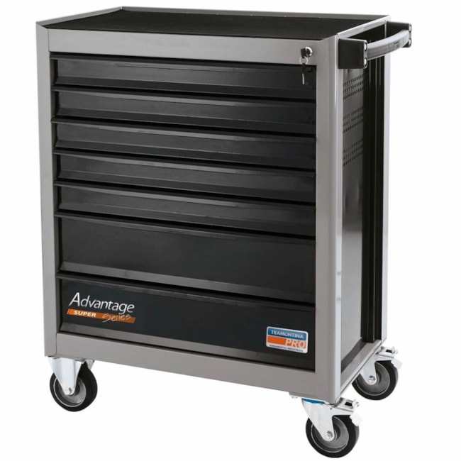 Carrinho para Ferramentas com 7 Gavetas Cinza 44950/411 TRAMONTINA PRO-629eff7c-62d0-445c-a8a3-95afaad43a04