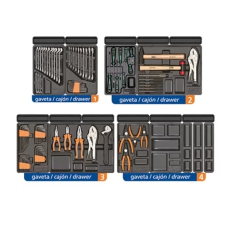 Carrinho para Ferramentas com 7 Gavetas e 115 Peças 44950/716 TRAMONTINA PRO-7904b891-d91b-4483-9794-420193757106