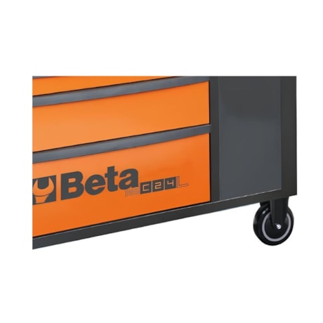 Carrinho para Ferramentas com 7 Gavetas e Armário Laranja RSC24L-CAB/O BETA-50c1270d-9fbc-45d3-bb9c-f6aae2bb3a31