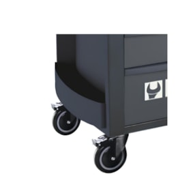 Carrinho para Ferramentas com 7 Gavetas e Armário Preto RSC24L-CAB/A BETA