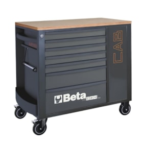 Carrinho para Ferramentas com 7 Gavetas e Armário Preto RSC24L-CAB/A BETA