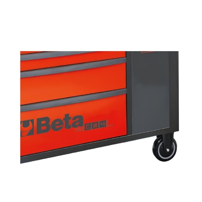 Carrinho para Ferramentas com 7 Gavetas e Armário Vermelho RSC24L-CAB/R BETA-0fd5af0d-8f2e-4758-8ea7-a8b20da01694