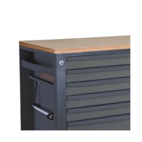 Carrinho para Ferramentas com 7 Gavetas e Prateleiras Laterais Cinza RSC24L/7-A BETA