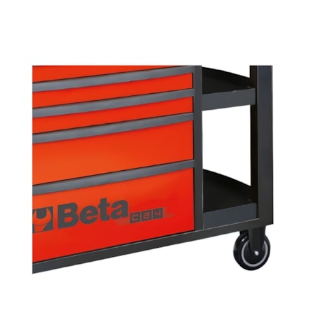 Carrinho para Ferramentas com 7 Gavetas e Prateleiras Laterais Vermelho RSC24L/7-R BETA-d534cbcf-fa39-4e71-b97e-cd0764e601dc