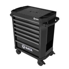 Carrinho para Ferramentas com 7 Gavetas Preto ST95113G-B SATA