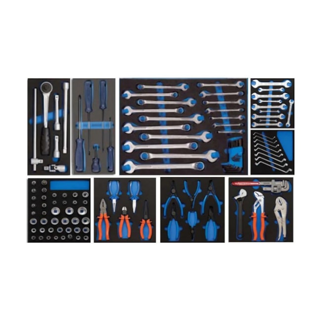 Carrinho para Ferramentas com 7 Gavetas Tanto e 129 Peças 3000-GM MIX 2 GEDORE-e7041bfa-e589-4326-95f3-4d346683c6a5