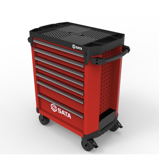 Carrinho para Ferramentas com 7 Gavetas Vermelho Profissional ST95113G-R SATA-1c152144-5228-4b6d-95c7-45ed1e5f4bfc