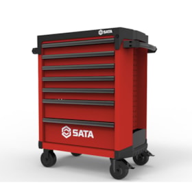 Carrinho para Ferramentas com 7 Gavetas Vermelho Profissional ST95113G-R SATA