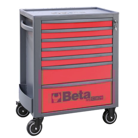 Carrinho para Ferramentas com 7 Gavetas Vermelho RSC24/7-R BETA-97839ad8-ed52-46b6-81e7-5bb137712688