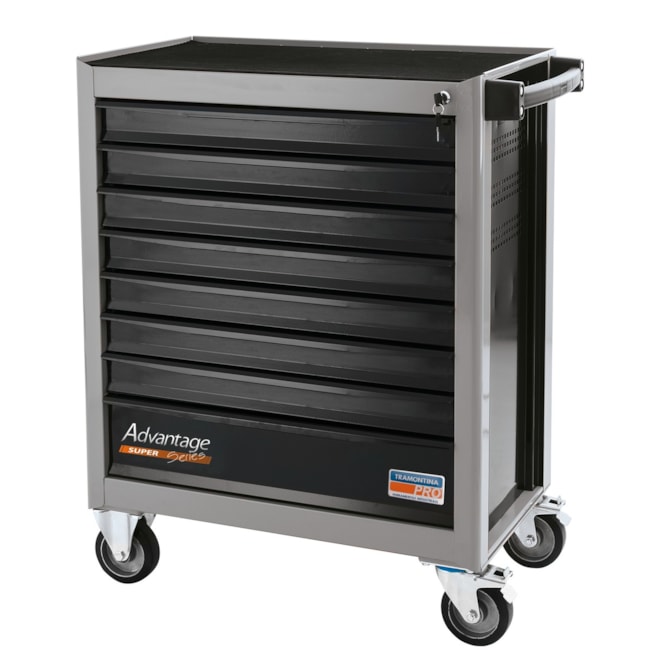 Carrinho para Ferramentas com 8 Gavetas Cinza 44950/412 TRAMONTINA PRO-dcf25aad-7a85-4fac-af95-493a577a5252