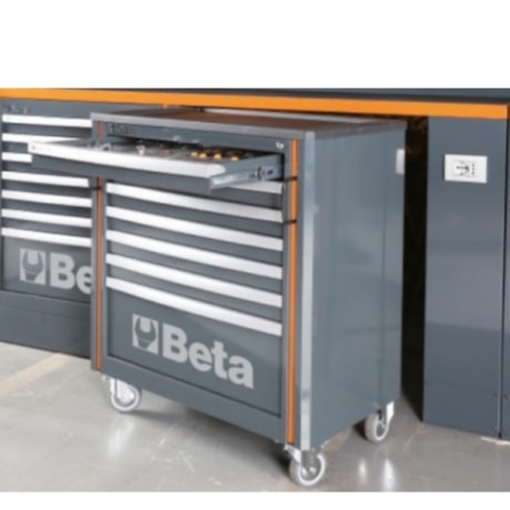 Carrinho para Ferramentas com 8 Gavetas Cinza C55C8 BETA-61ecb043-8a11-447e-9cd9-48eb3114e0bb
