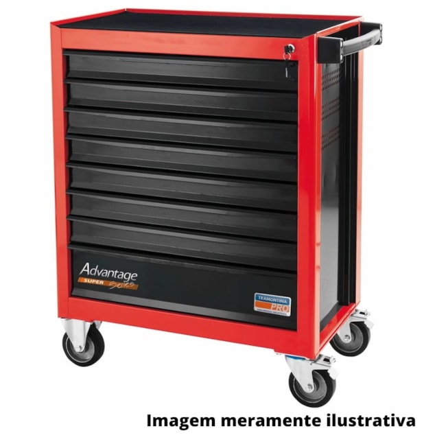 Carrinho para Ferramentas com 8 Gavetas e 173 Peças 44950955 TRAMONTINA PRO-3a035f53-89c3-4052-a8e4-188560a801ca