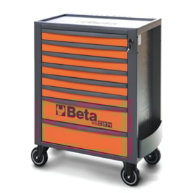 Carrinho para Ferramentas com 8 Gavetas Laranja RSC24/8 BETA