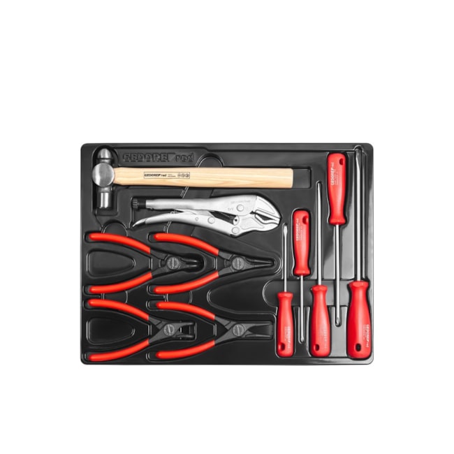 Carrinho para Ferramentas de 4 Gavetas e 2 Portas Vermelho com 236 Peças R21560241 GEDORE RED-6be944ba-1e65-4602-bc9a-9244c0cb8167