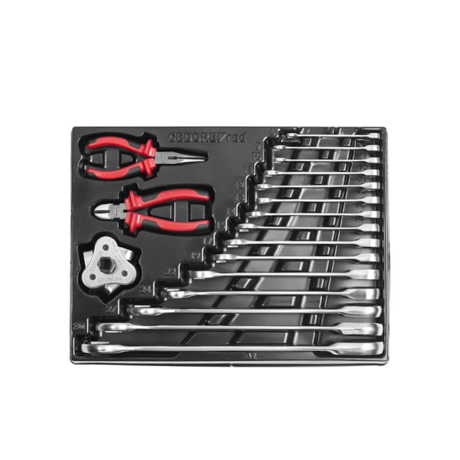 Carrinho para Ferramentas de 4 Gavetas e 2 Portas Vermelho com 236 Peças R21560241 GEDORE RED-5c4311fc-e11e-4ecb-9393-b0cc479e7739