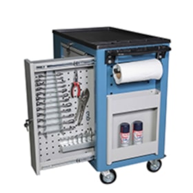 Carrinho para Ferramentas de 5 Gavetas com Caixas Plásticas CR-90 MARCON