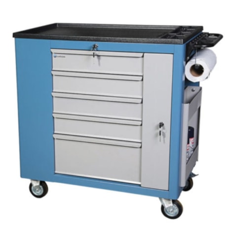 Carrinho para Ferramentas de 5 Gavetas com Caixas Plásticas CR-90 MARCON-a1bd1217-23fe-4d1c-8024-abe06e99242a
