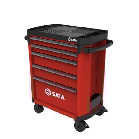Carrinho para Ferramentas de 5 Gavetas Vermelho ST95112G-R SATA-34f33691-6140-4285-8446-282272d7214c