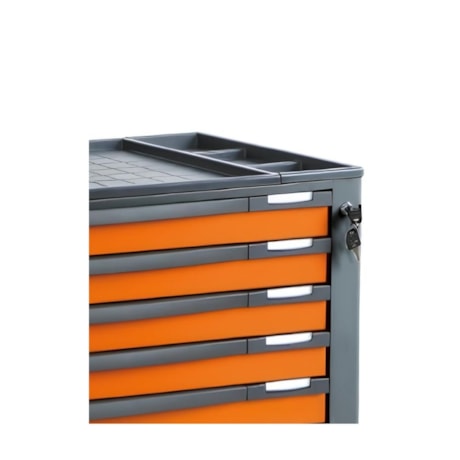 Carrinho para Ferramentas de 7 Gavetas Longo Anti-inclinação Laranja RSC24AXL/7-O BETA-d6dee1f9-b249-47a1-bd9f-862b25ba0025